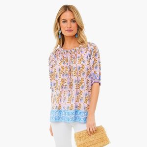 SZ BLOCKPRINTS Tracy Cotton Top - Camel Essa Size S